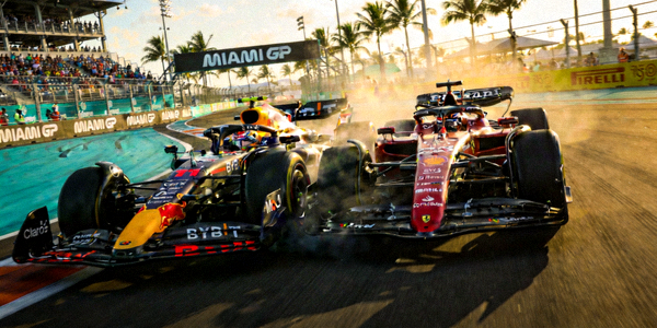 F1迈阿密大奖赛 维斯塔潘与勒克莱尔激烈争夺